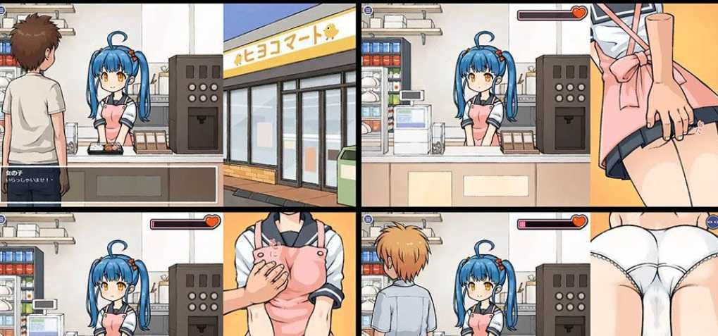 图片[4]-造梦少女游戏【互动触摸SLG/中文/全动态】透明人间：便利店女孩恶作剧 云汉化版PC+安卓【1.8G/CV】 - 造梦少女游戏网-造梦少女游戏造梦少女游戏网