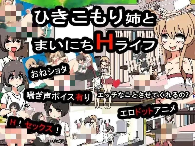 [互动SLG] 和家里蹲死宅女姐姐的引きこもり姉とまいにちHライフ-造梦少女游戏造梦少女游戏网