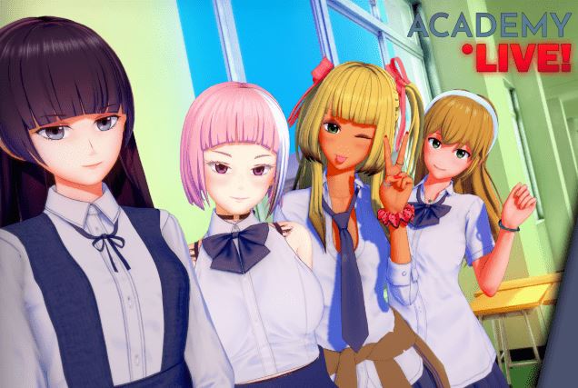 图片[1]-造梦少女游戏[日式SLG/汉化] 学院：直播！Academy: Live! v0.09 [PC+安卓/4.9G] 阿里网盘下载 - 造梦少女游戏网-造梦少女游戏造梦少女游戏网