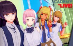 [日式SLG/汉化] 学院：直播！Academy: Live! v0.09 [PC+安卓/4.9G] 阿里网盘下载 - 造梦少女游戏网-造梦少女游戏造梦少女游戏网