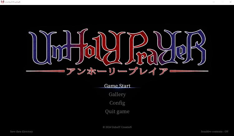 图片[1]-造梦少女游戏【日式ACT】罪恶的祈祷 UnHolY PraYeR 官方中文抢先体验版[2025.11.26] - 造梦少女游戏网-造梦少女游戏造梦少女游戏网