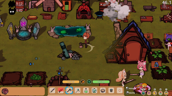 狐娘的农场生活 战斗系统 画面