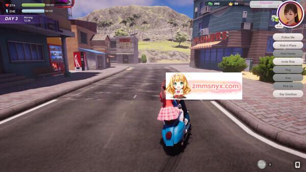 夏日海滩 角色互动场景