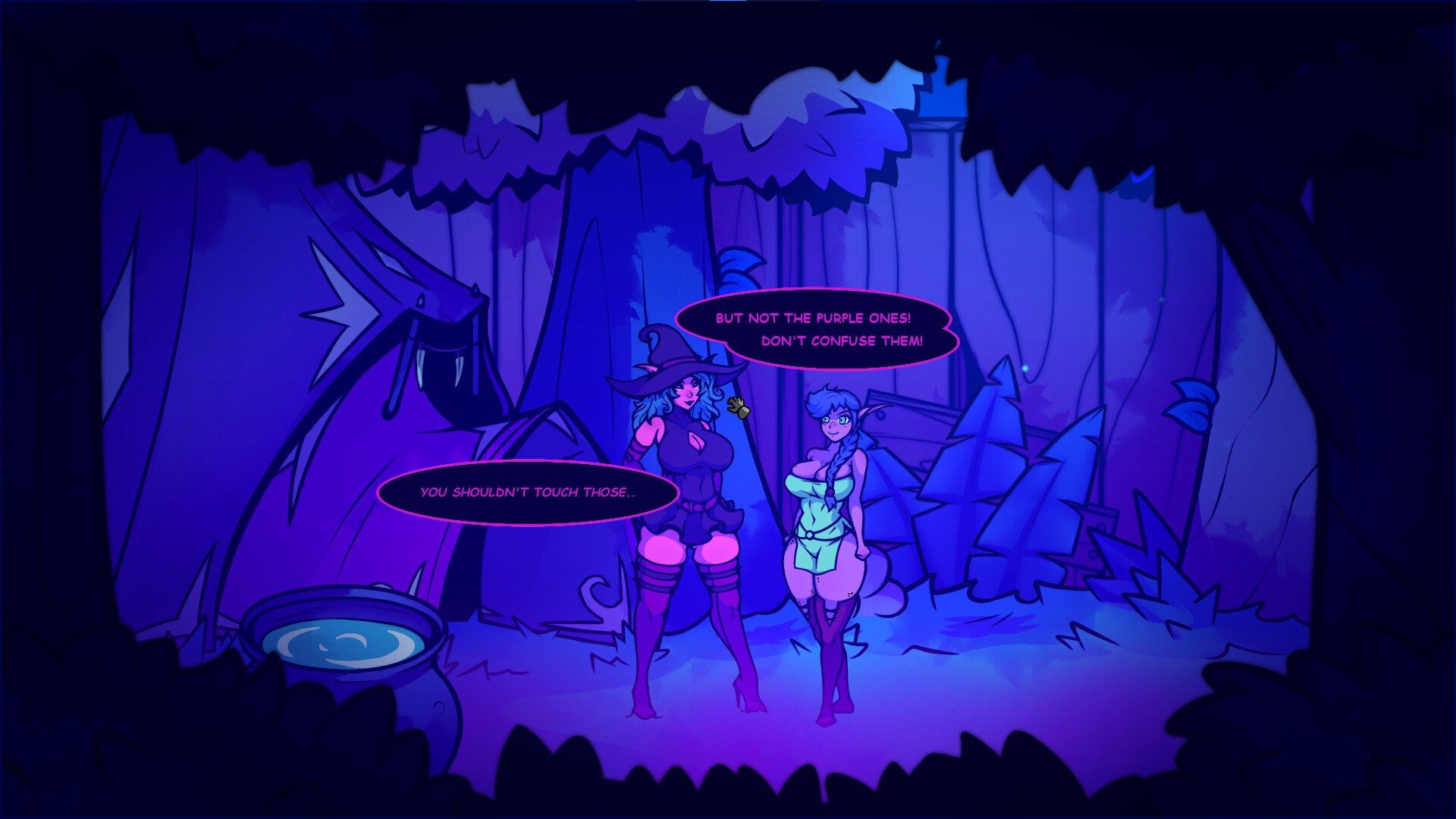 月夜物语 Tales of the Moon 游戏截图 展示小精灵魔法森林探索