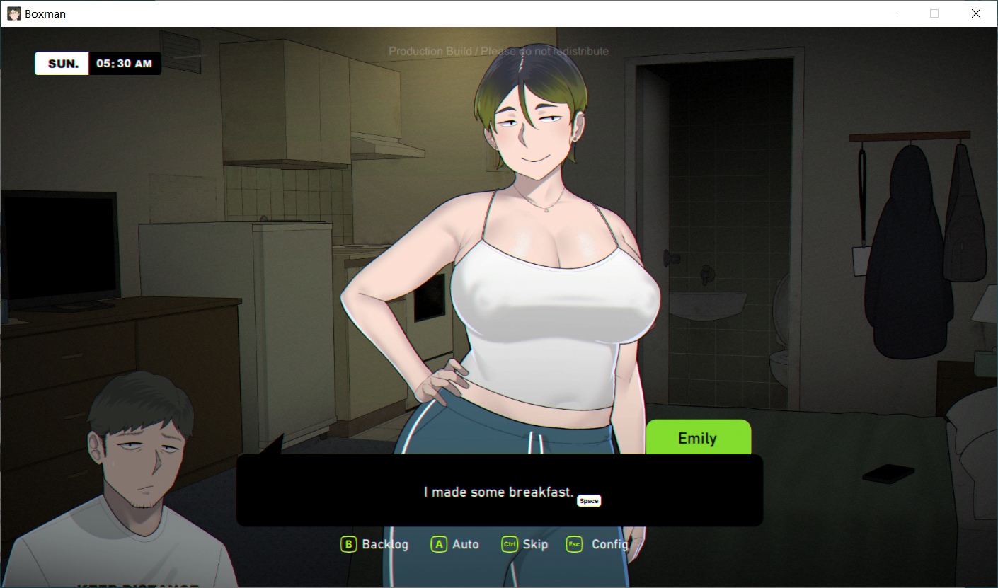 BOXMAN 游戏角色互动场景画面