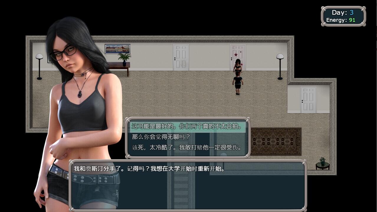 与妈妈姐姐的假日 家庭互动场景