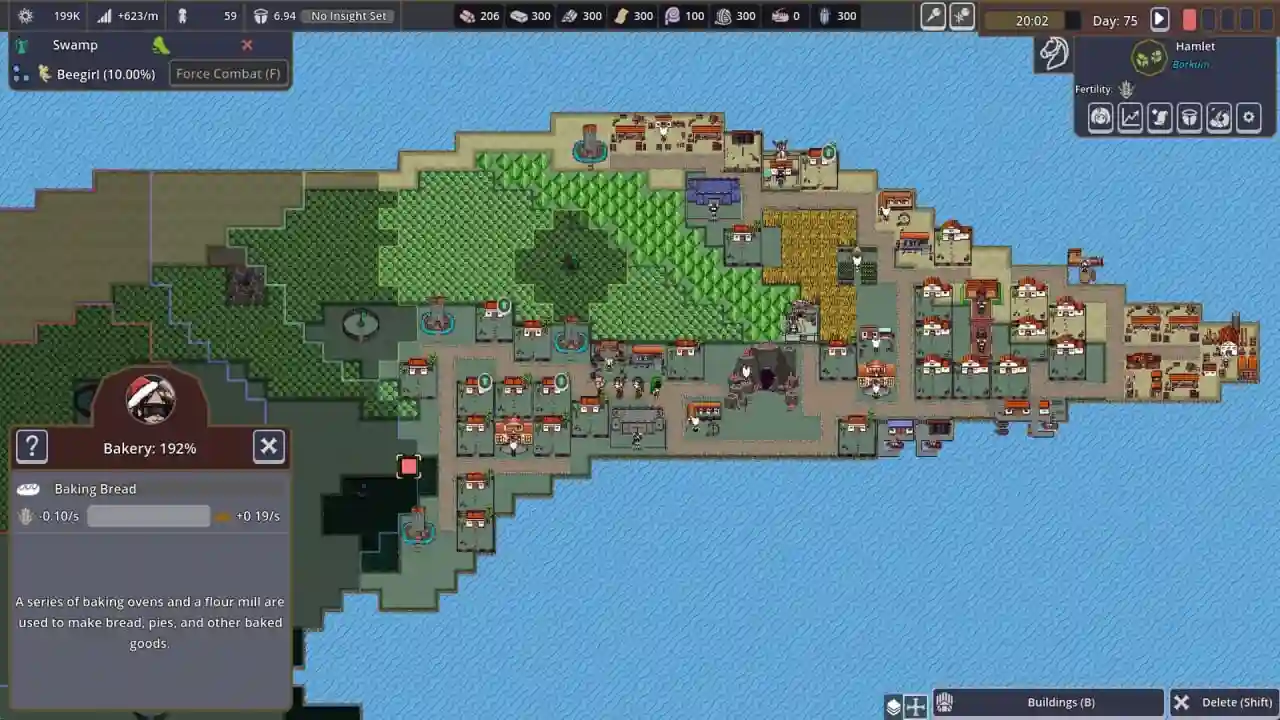 魔物娘猎人 Monstergirl Hunters 游戏画面 城市建设系统