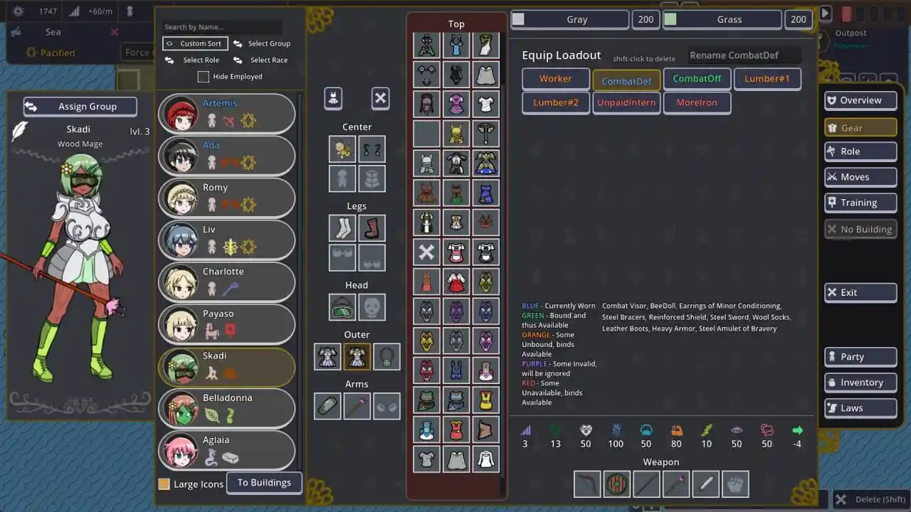 魔物娘猎人 Monstergirl Hunters 城市管理系统