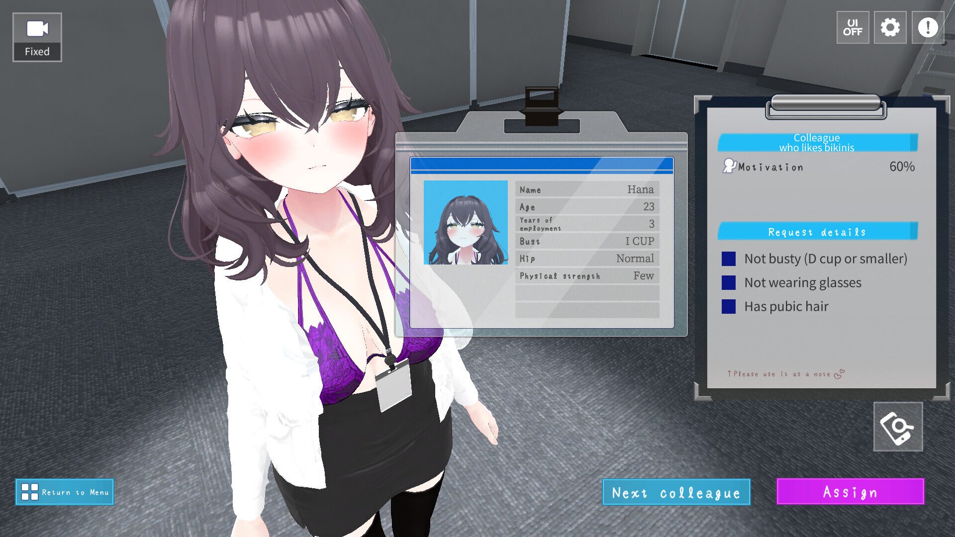 今日起你就进性处理科啦 3D SLG互动游戏剧情截图