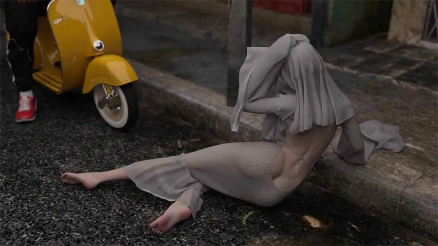 Namnueng 幽灵少女初次互动场景截图